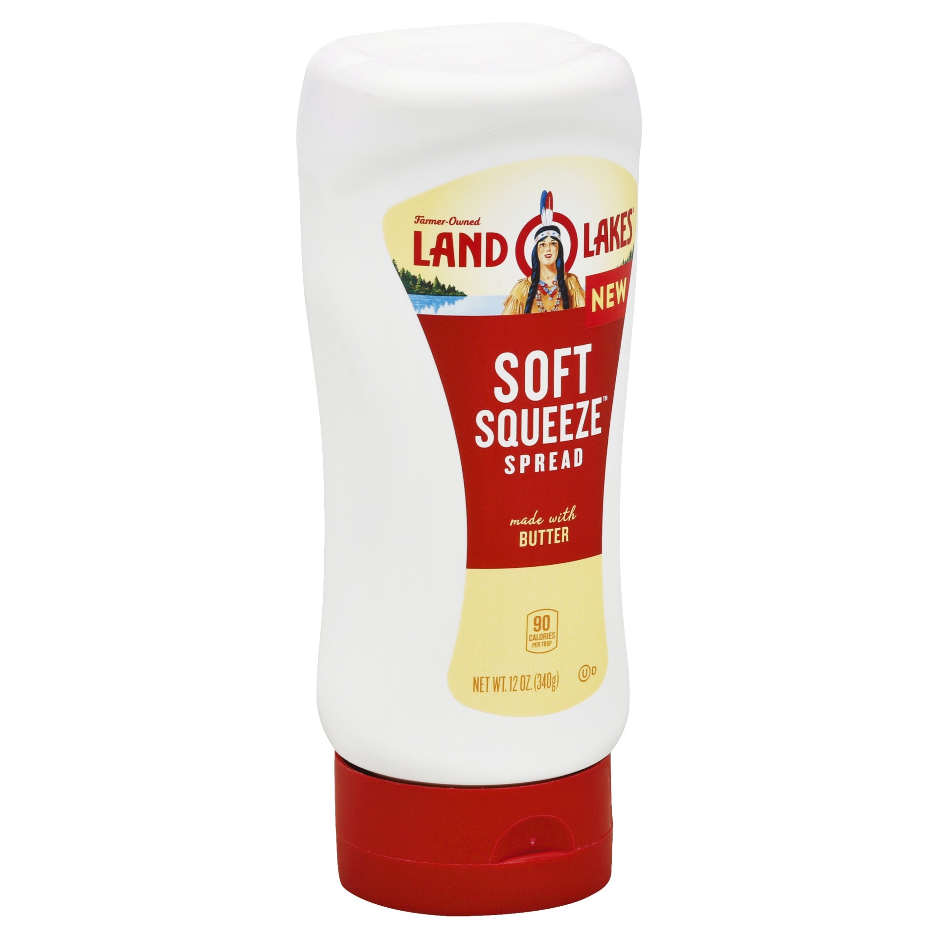 slide 1 of 6, Land O'Lakes Soft Squeeze Spread Made with Butter, 12 oz