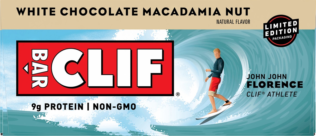 slide 8 of 10, CLIF Bar White Chocolate Macadamia Nut Energy Bar, 6 ct