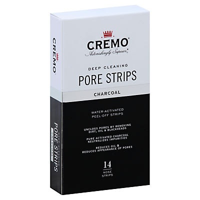 slide 1 of 1, Cremo Pore Strips Deep Cleaning, 14 ct