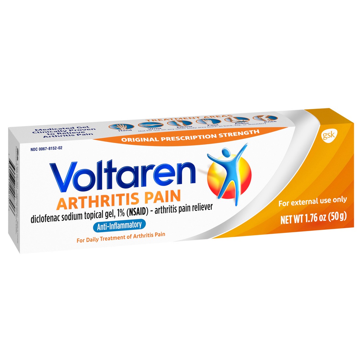 slide 5 of 9, Voltaren Topical Arthritis Pain Relief Gel Tube, 1.7 oz