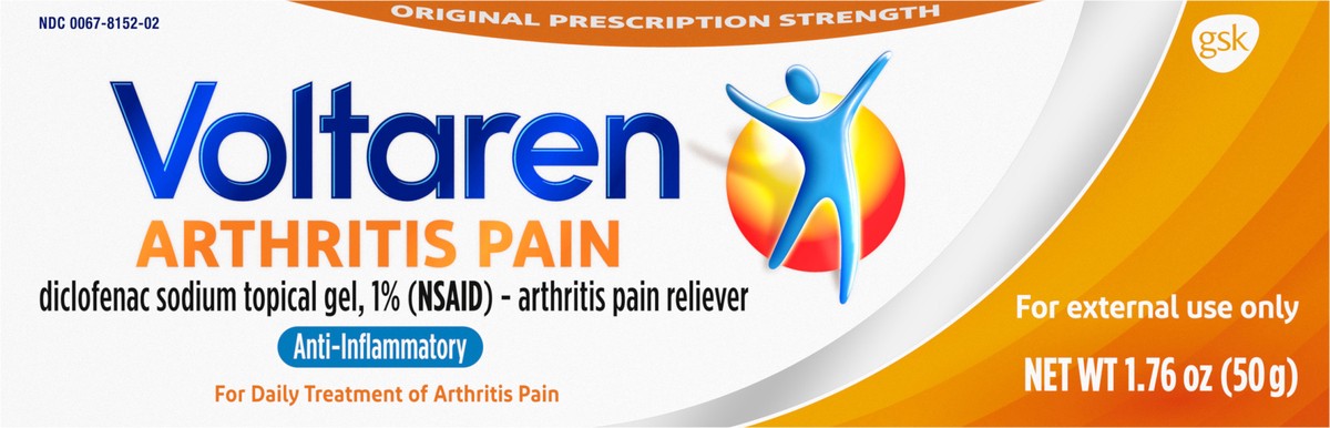 slide 2 of 9, Voltaren Topical Arthritis Pain Relief Gel Tube, 1.7 oz