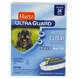 Hartz Ultra Guard Flea and Tick Collar For Large Dogs White Fresh Scent