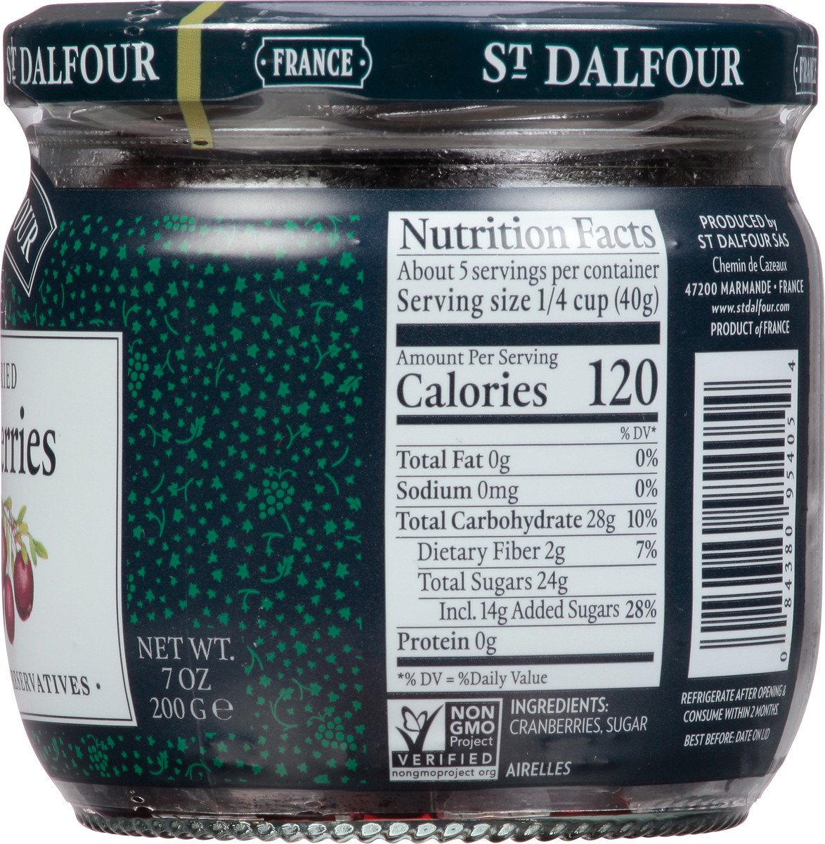 slide 2 of 14, St. Dalfour Dalfour Prem Crnberries In Jar, 7 oz