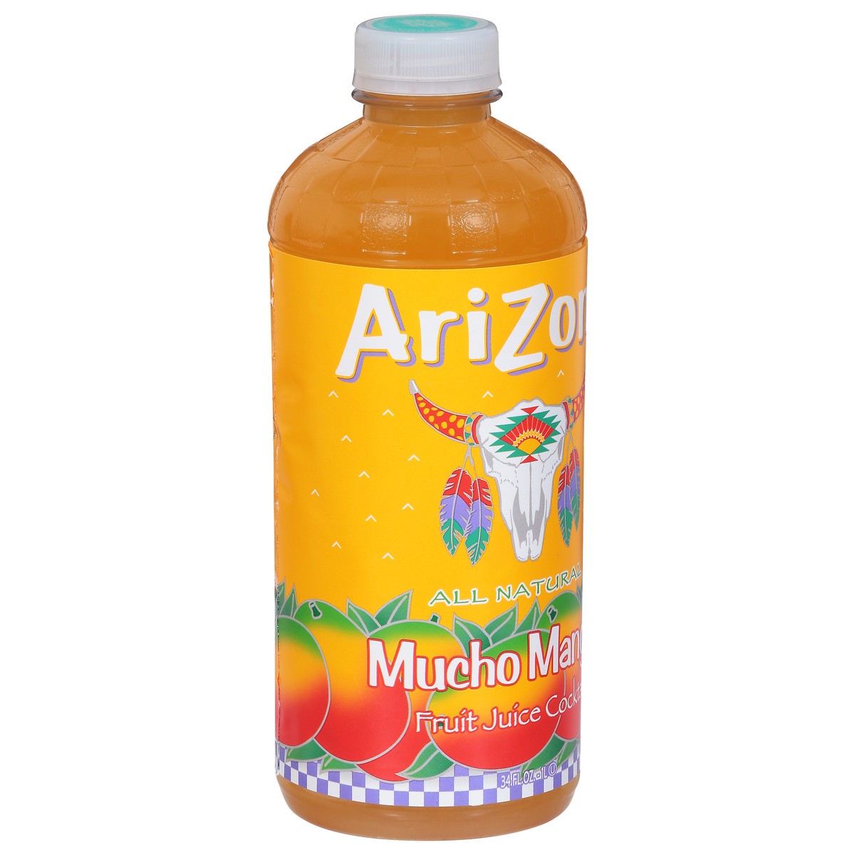 slide 3 of 9, AriZona Arizona Mucho Mango Juice - 34 fl oz, 34 fl oz