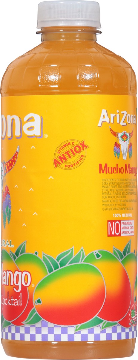 slide 2 of 9, AriZona Arizona Mucho Mango Juice - 34 fl oz, 34 fl oz