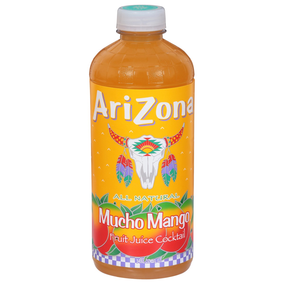 slide 1 of 9, AriZona Arizona Mucho Mango Juice - 34 fl oz, 34 fl oz