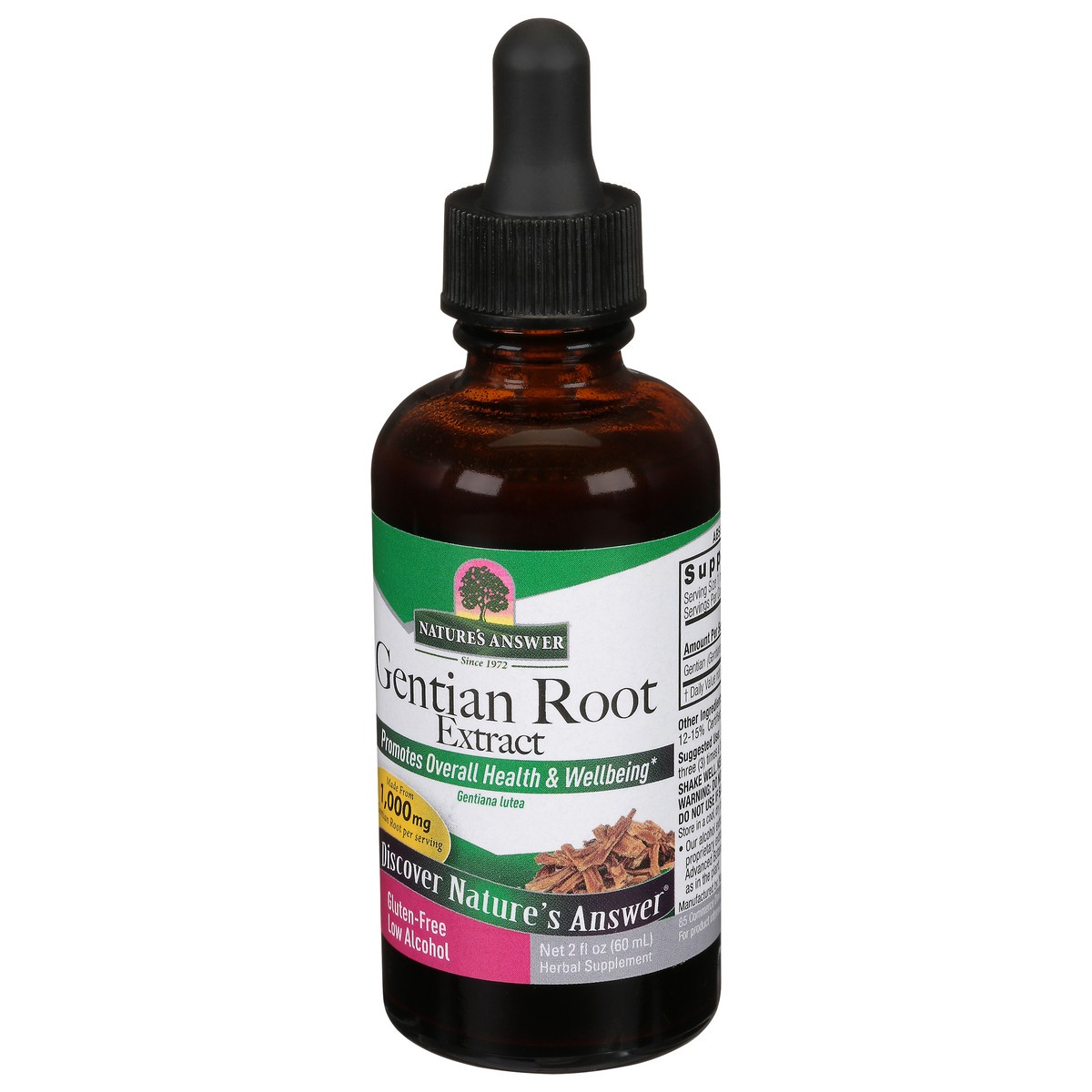 slide 9 of 9, Nature's Answer Gentian Root Extract, 2 fl oz