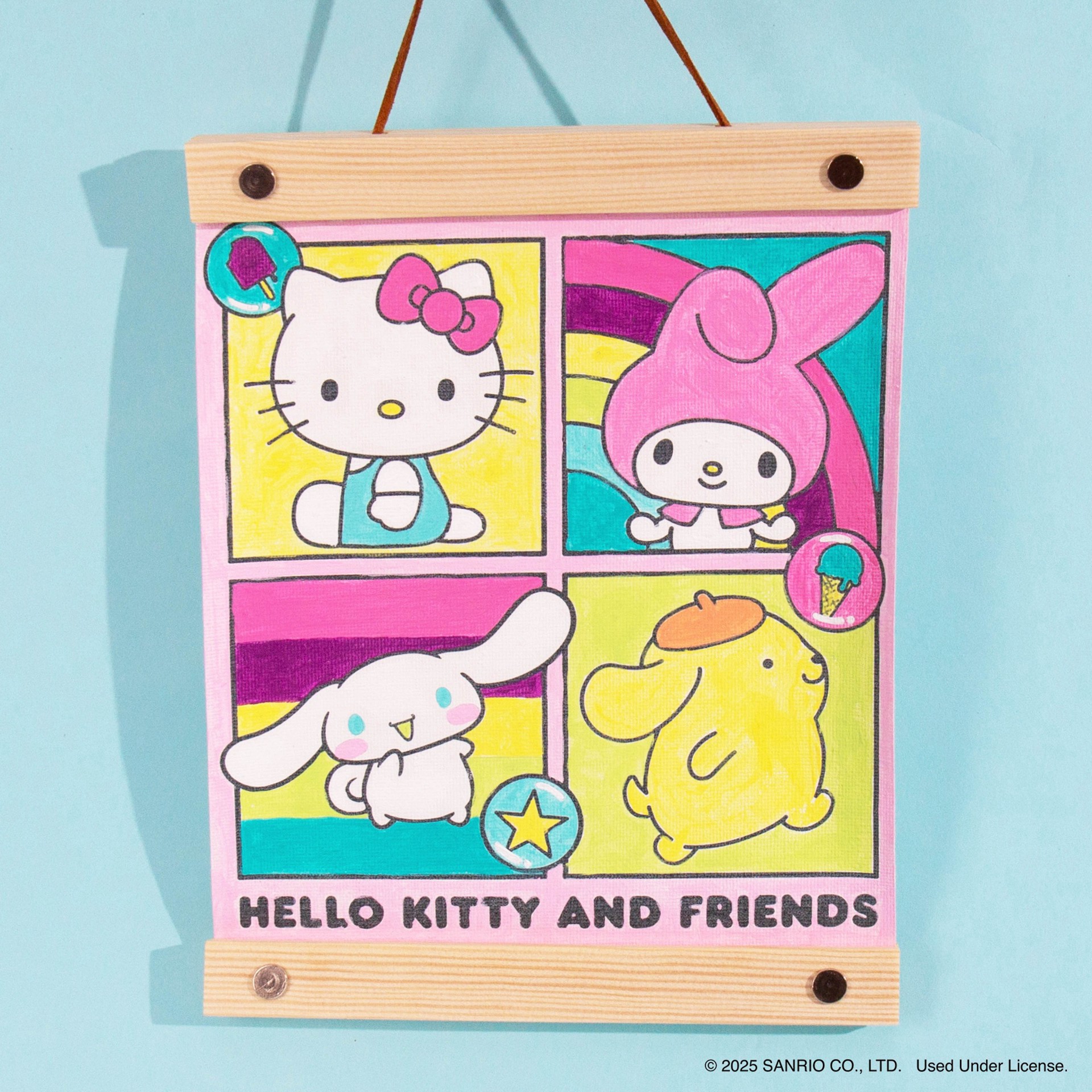 slide 4 of 5, Hello Kitty & Friends Paint By Number Kit, 1 ct