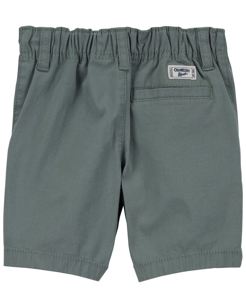 slide 2 of 2, Oshkosh Baby Stretch Chino Short Green 12M, 1 ct