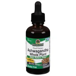 Nature's Answer 2000 mg Fluid Extract Ashwagandha Whole Plant 2 fl oz