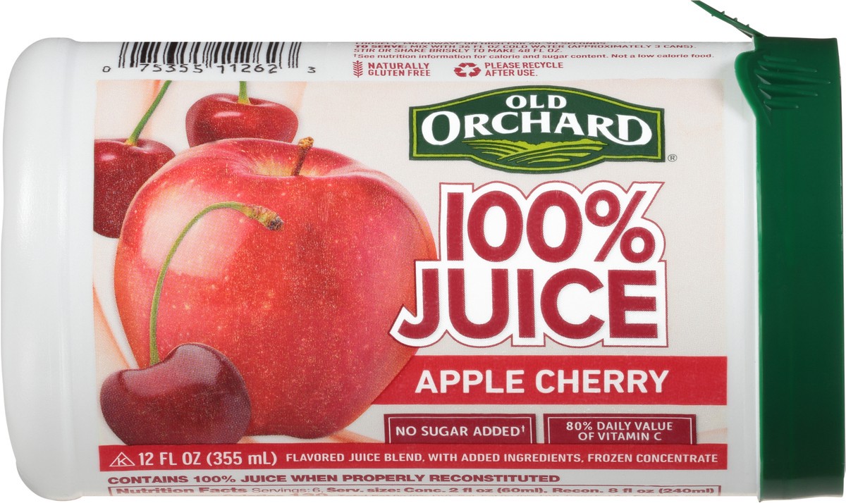 slide 11 of 13, Old Orchard Apple Cherry 100% Juice Blend Frozen Concentrate, 12 oz