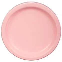 First Street Fs/Artstyle Classic Pink Paper Plate 6.75