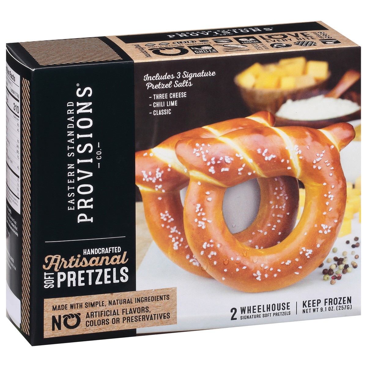 slide 5 of 9, Eastern Standard Provisions Soft Artisanal Three Cheese Classic Pretzels 2 ea, 1 ct