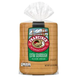 Francisco Extra Sourdough Bread, 24 oz, Plain Pre-sliced Sourdough Bread, Bag