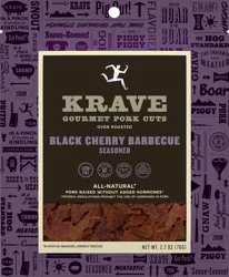 Krave Gourmet Seasoned Black Cherry Barbecue Pork Cuts 2.7 oz