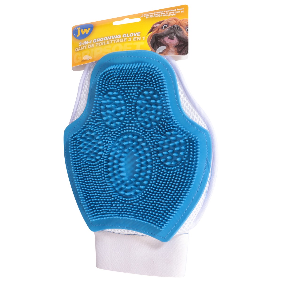slide 6 of 9, JW Pet 3-In-1 Grooming Glove 1 ea, 1 ct