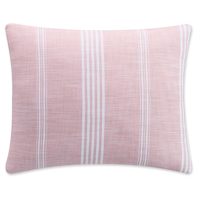 slide 1 of 2, KAS Clifton Standard Pillow Sham - Blush, 1 ct