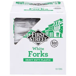 First Street Heavy Duty Plastic Forks