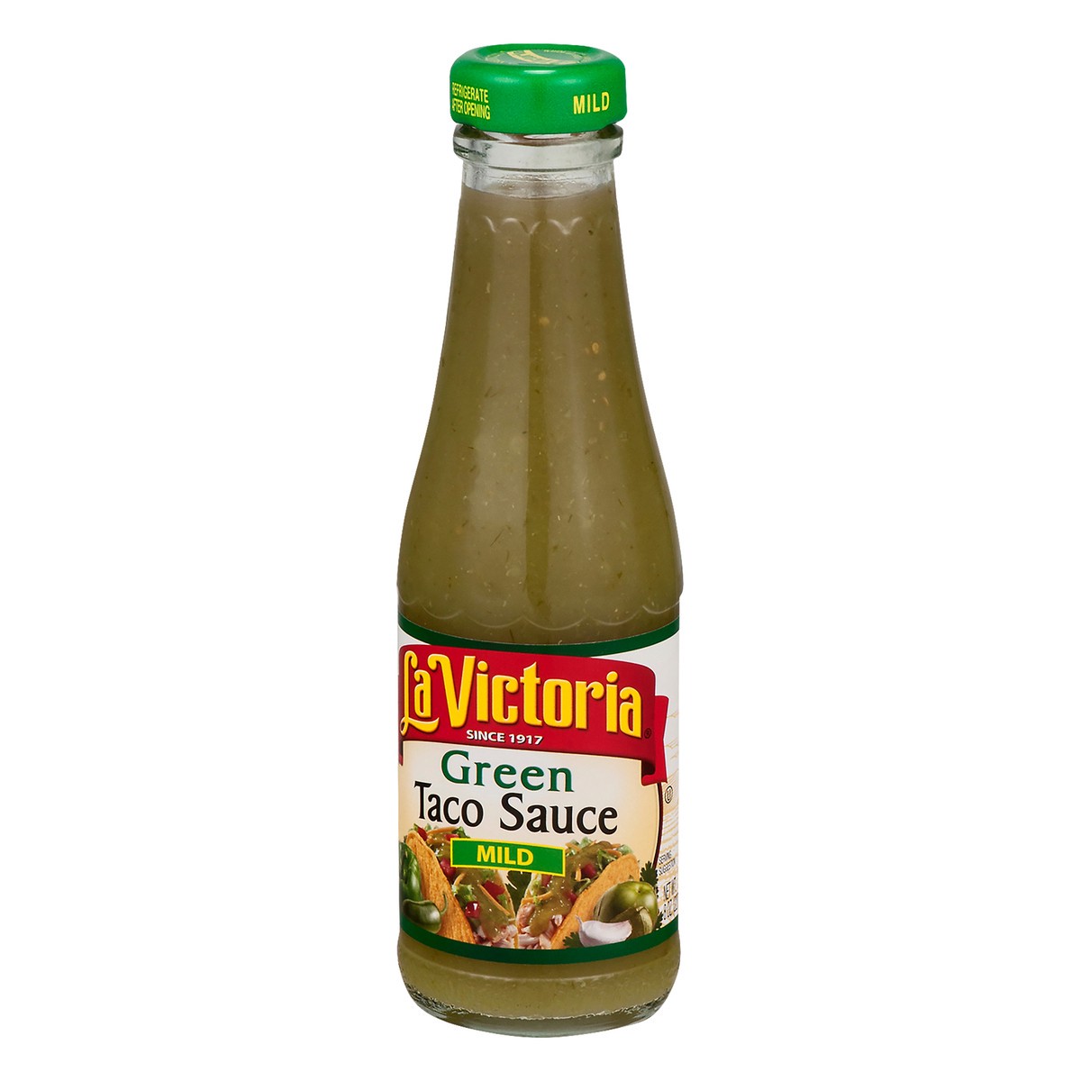 slide 5 of 10, La Victoria Mild Green Taco Sauce 8 oz. Glass Bottle, 8 oz