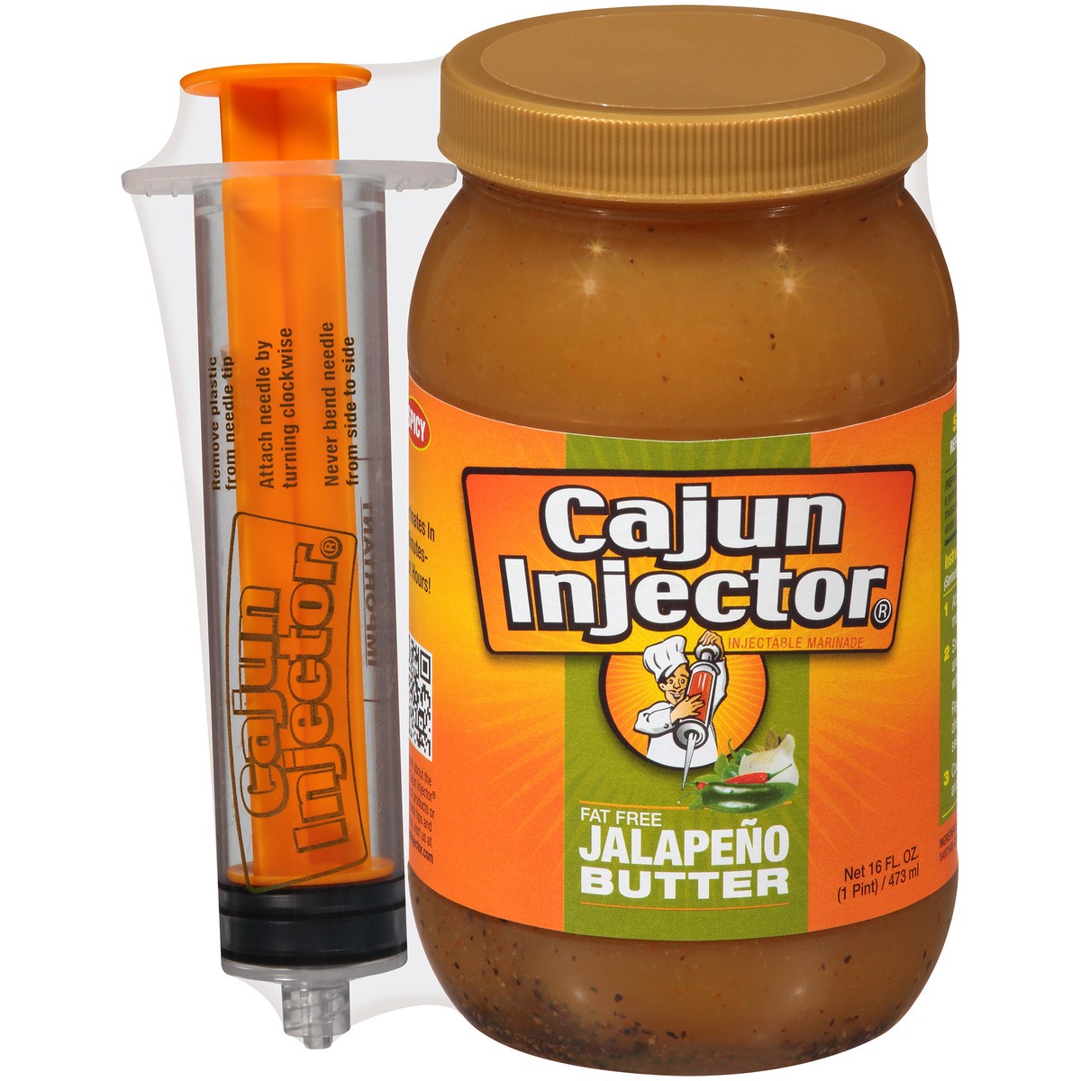 slide 1 of 11, Zatarain's Cajun Injectors Injectable Marinade Jalapeno Butter, 16 oz