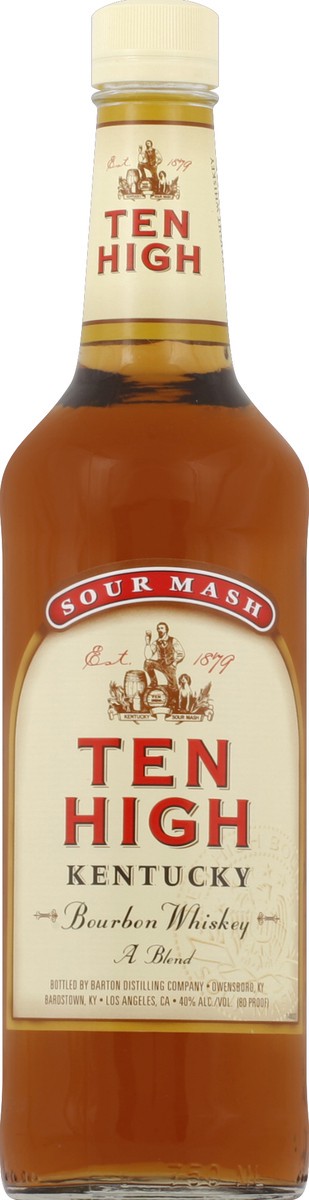 slide 2 of 6, Ten High Bourbon Whiskey 750ml 80 Proof, 750 ml