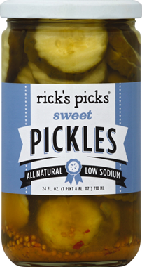 slide 1 of 1, Rick's Picks Pickles 24 oz, 24 oz