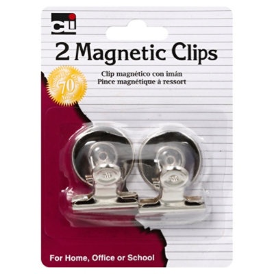 slide 1 of 1, CLi Magnetic Spring Clips - 2 CT, 2 ct