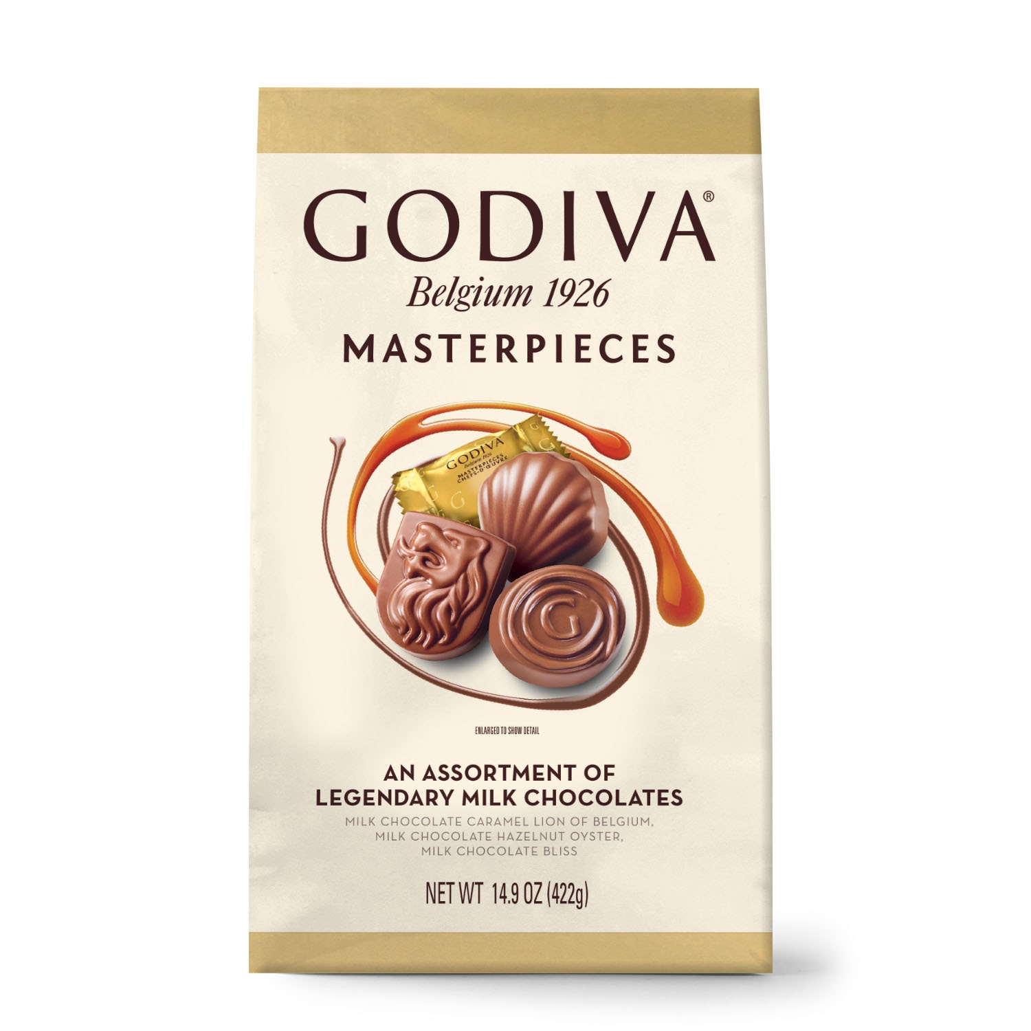 slide 1 of 3, Godiva Masterpieces Milk Chocolate, 