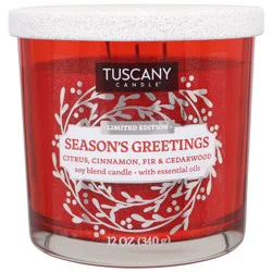 Tuscany Limited Edition Season's Greetings Jar Candle
