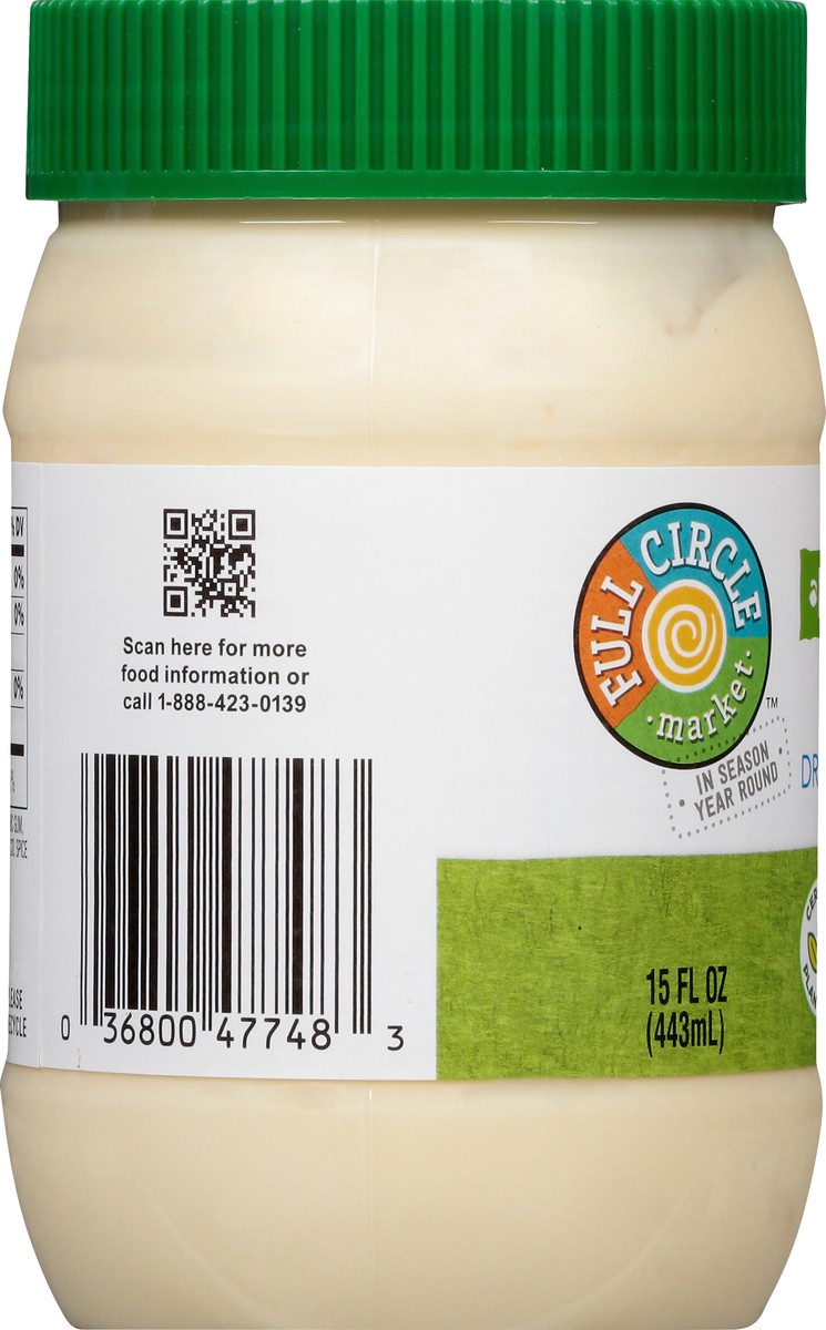slide 9 of 14, Full Circle Market Plant-Based Vegan Dressing & Spread 15 oz, 15 oz