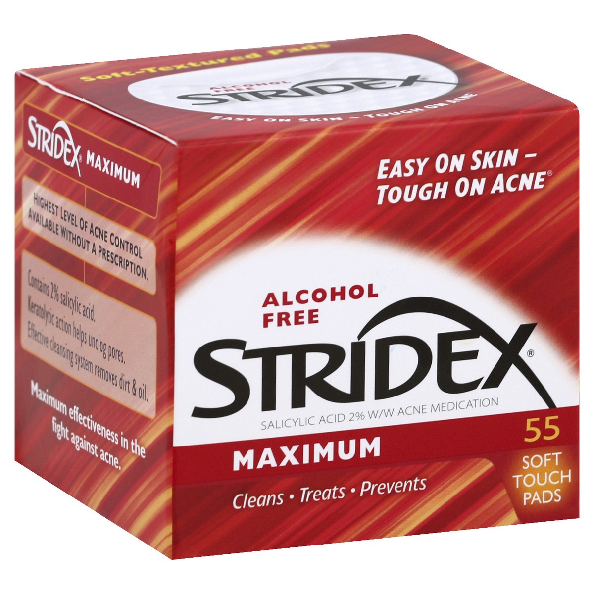 slide 2 of 10, Stridex Max Acne Pads, 55 ct