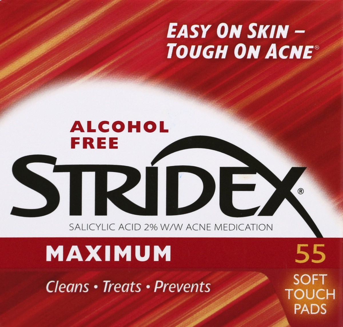 slide 1 of 10, Stridex Max Acne Pads, 55 ct