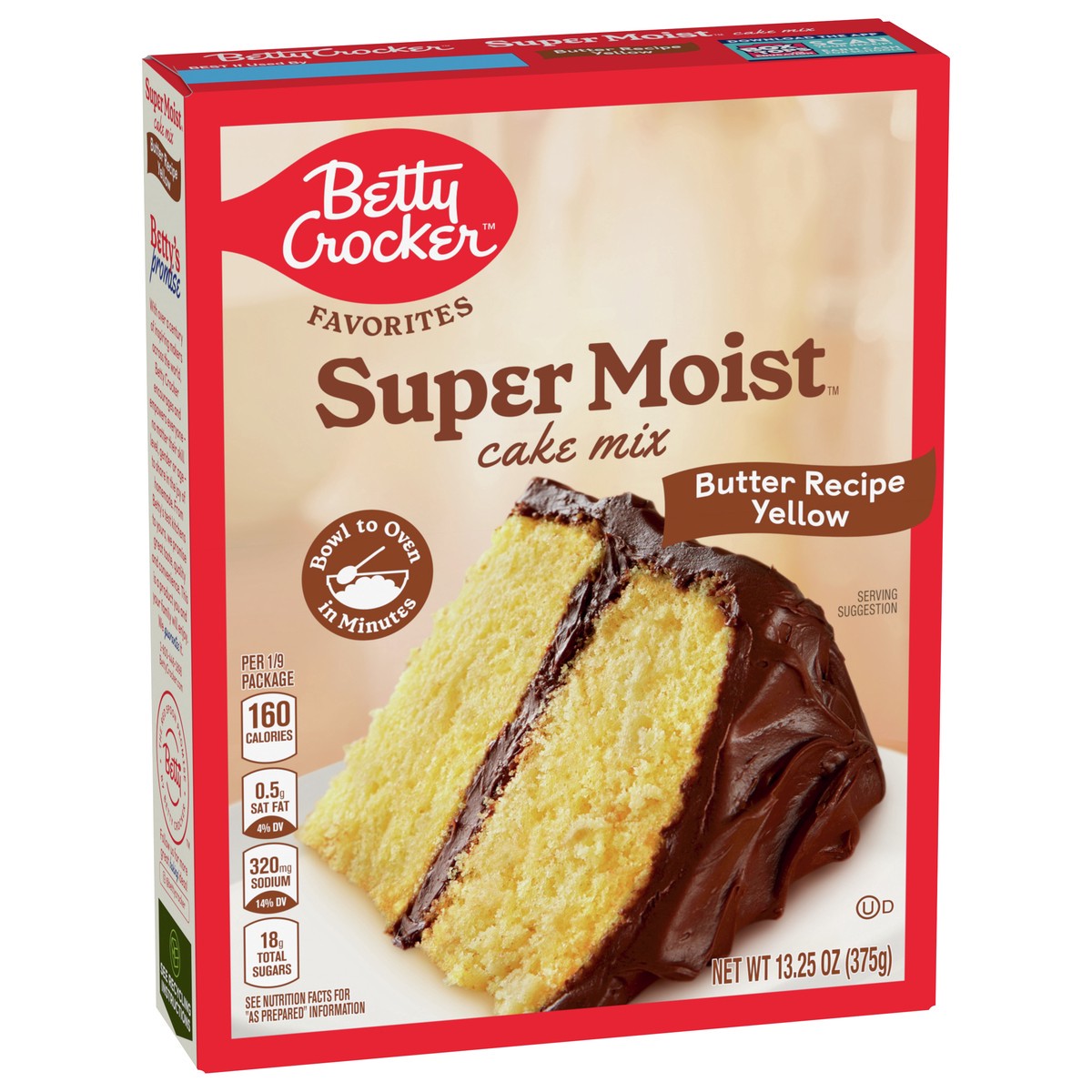 slide 2 of 9, Betty Crocker Favorites Super Moist Butter Recipe Yellow Cake Mix, 13.25 oz, 13.25 oz