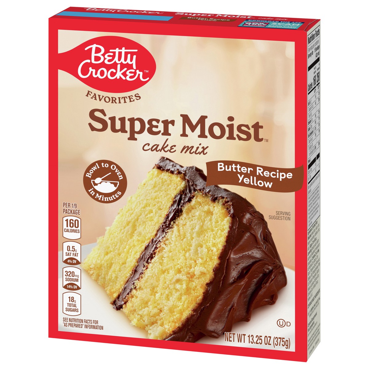 slide 5 of 9, Betty Crocker Favorites Super Moist Butter Recipe Yellow Cake Mix, 13.25 oz, 13.25 oz