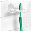 slide 2 of 9, InterDesign Power Lock Suction Toothbrush Holder, Clear, 1 ct