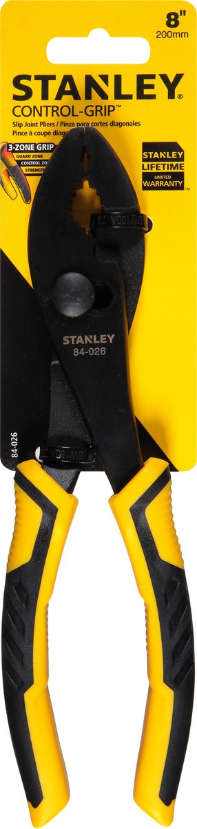 slide 8 of 11, Stanley 8 in. Slip Joint Pliers, 8 in