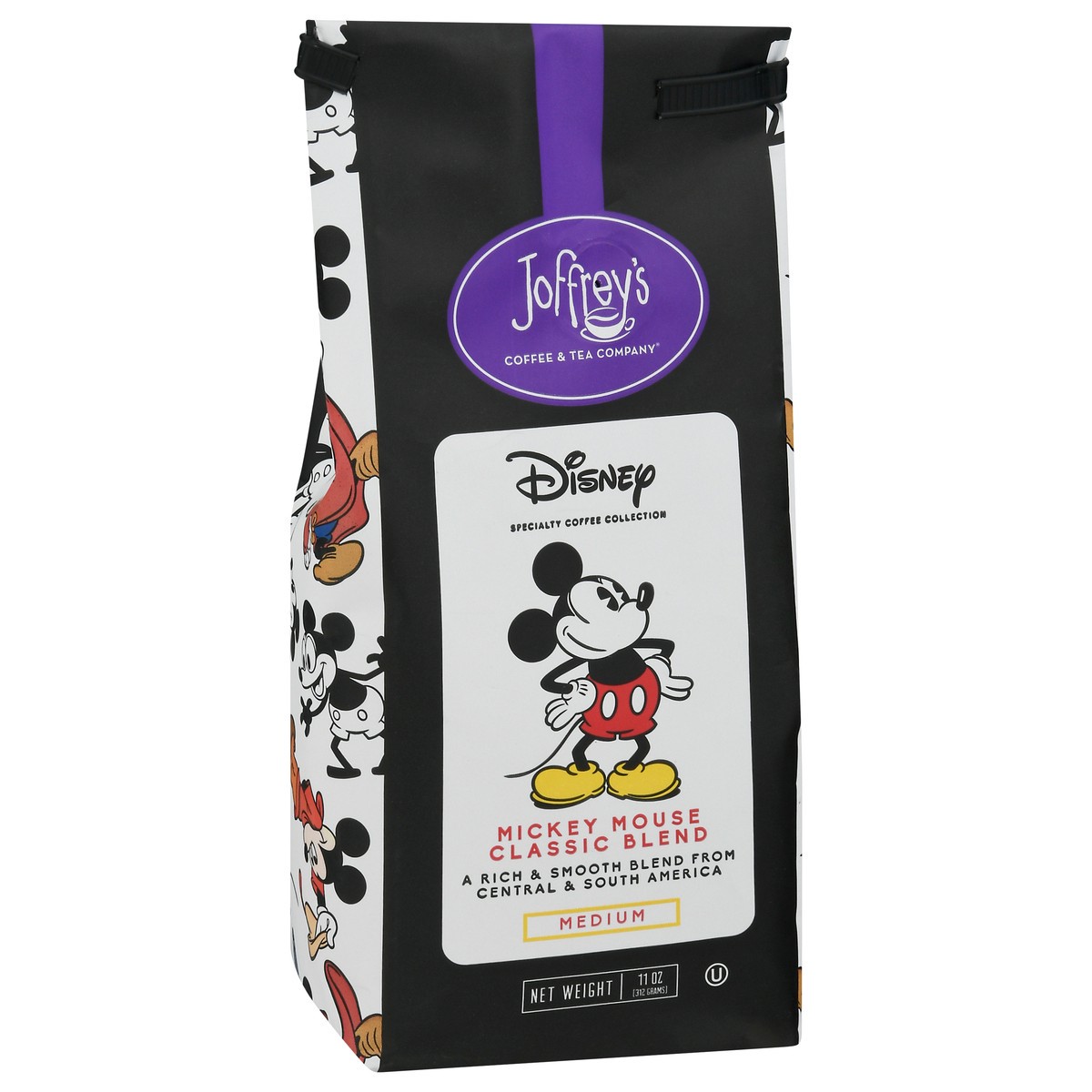 slide 12 of 12, Joffrey's Coffee & Tea Company Medium Roast Ground Mickey Mouse Classic Blend Coffee 11 oz, 11 oz