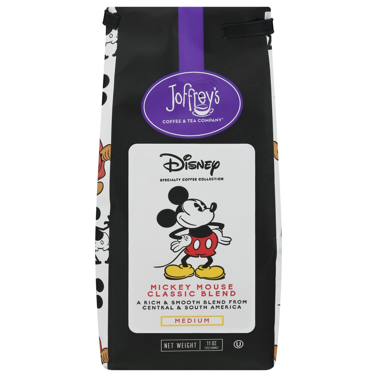slide 9 of 12, Joffrey's Coffee & Tea Company Medium Roast Ground Mickey Mouse Classic Blend Coffee 11 oz, 11 oz