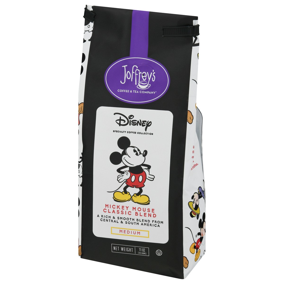 slide 3 of 12, Joffrey's Coffee & Tea Company Medium Roast Ground Mickey Mouse Classic Blend Coffee 11 oz, 11 oz