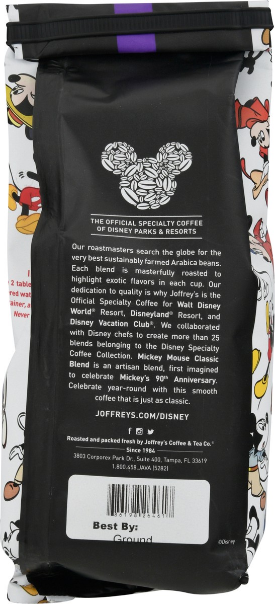 slide 6 of 12, Joffrey's Coffee & Tea Company Medium Roast Ground Mickey Mouse Classic Blend Coffee 11 oz, 11 oz