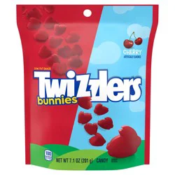 Twizzlers Cherry Flavored Bunnies, Easter Candy Bag, 7.1 oz