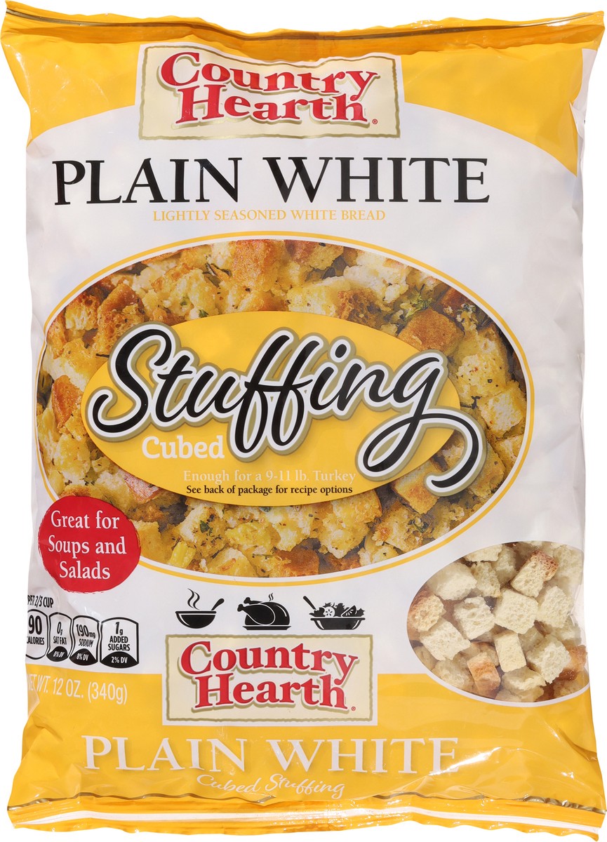 slide 12 of 13, Country Hearth Cubed Plain White Stuffing 12 oz, 12 oz