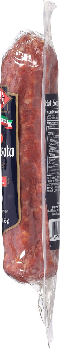 slide 5 of 13, Dietz & Watson Hot Dry Sausage Sopressata 7 oz, 7 oz