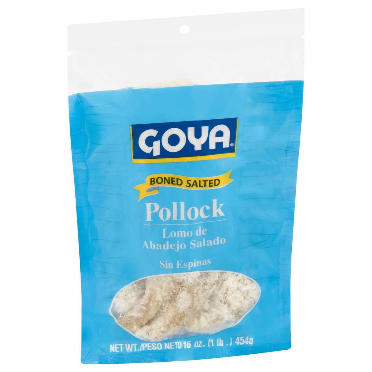 slide 2 of 4, Goya Boned Salted Pollock Fillets 16 oz, 16 oz