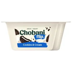 Chobani Yogurt, Greek, Cookies & Cream
