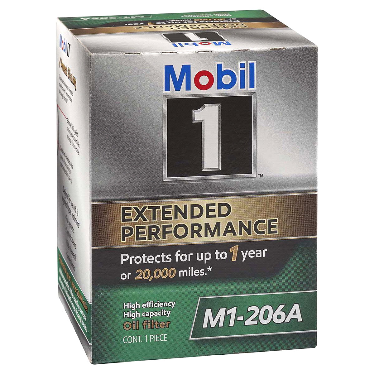 slide 1 of 9, Mobil 1 Extended Performance M1-206 Oil Filter, 1 ct