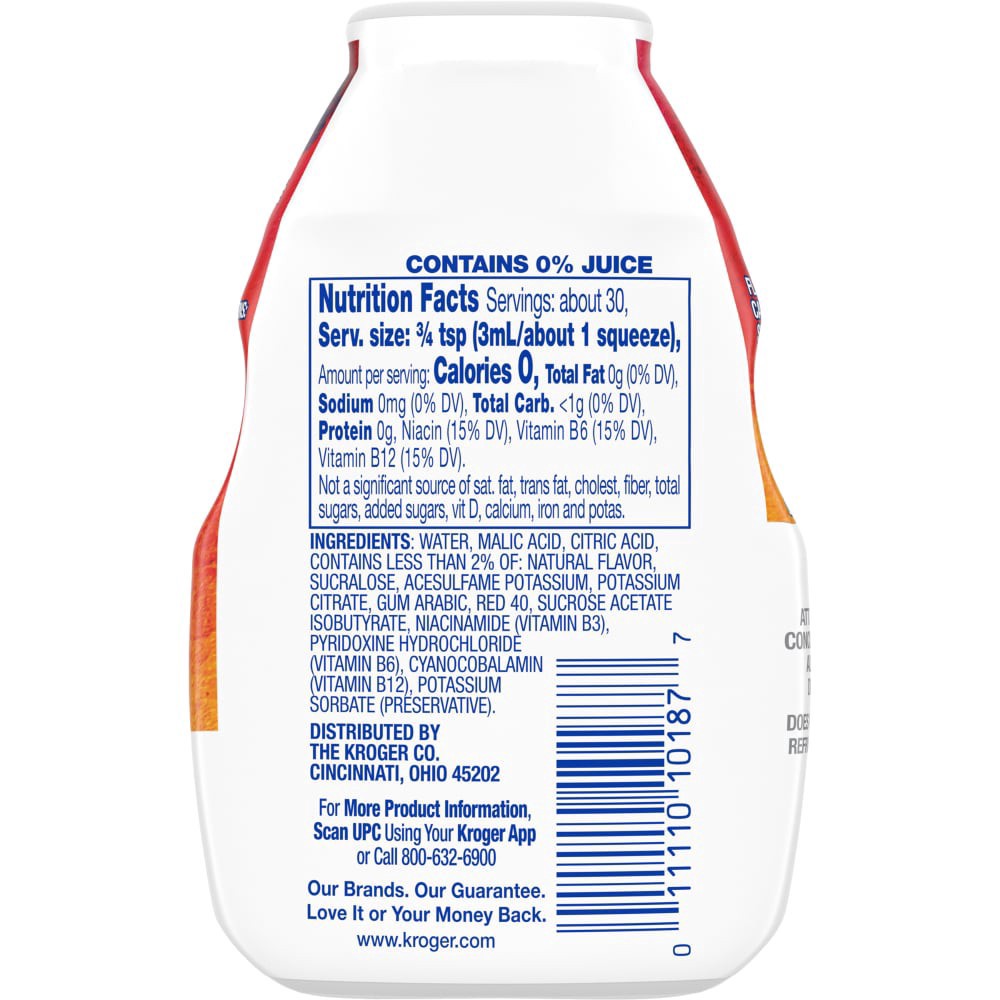 slide 4 of 4, Kroger Fruit Punch Liquid Water Enhancer - 3.11 fl oz, 3.11 fl oz