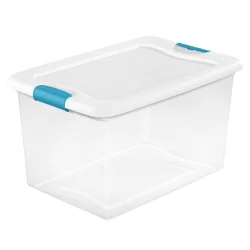 Sterilite Latch Box - Clear/White