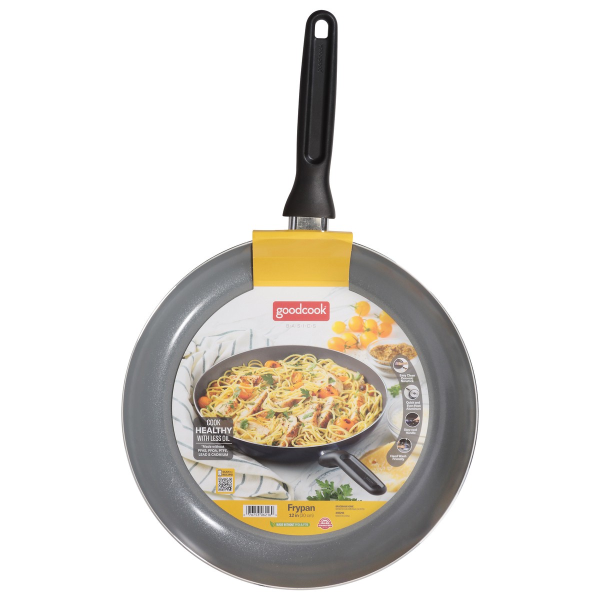 slide 1 of 11, Good Cook Basics 12 In Frypan 1 Each, 1 ct