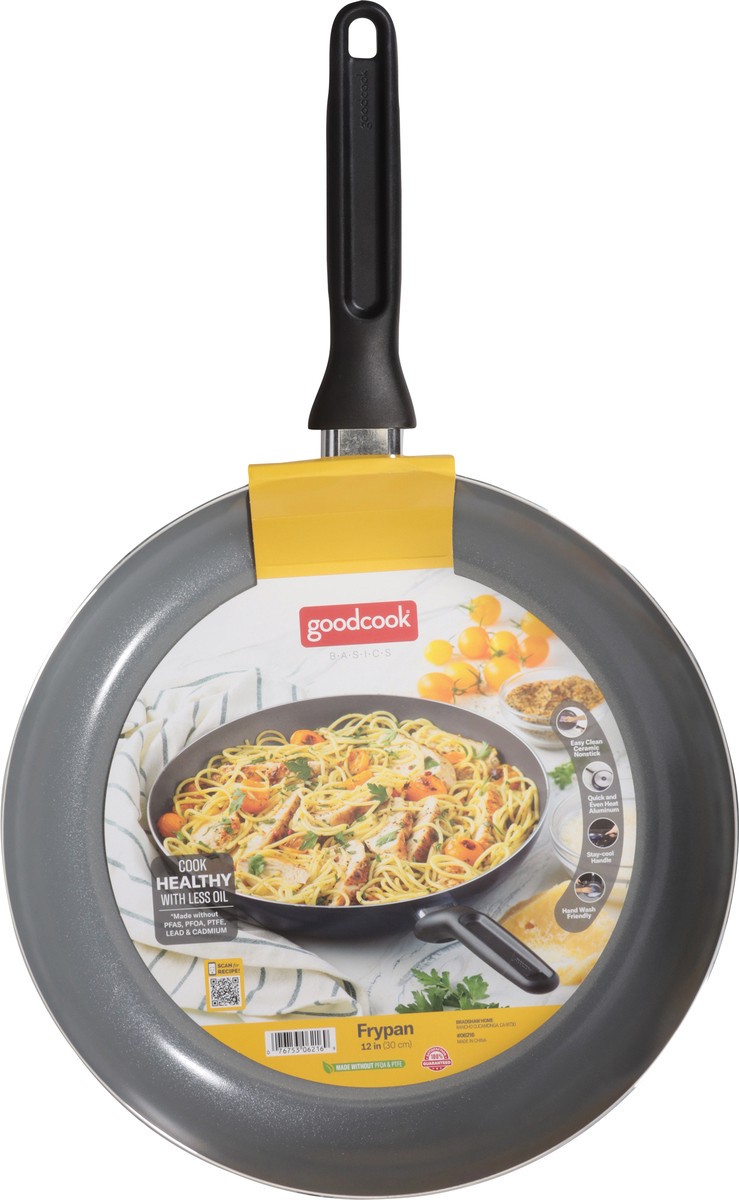 slide 7 of 11, Good Cook Basics 12 In Frypan 1 Each, 1 ct